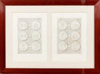A Set of Eight Engravings