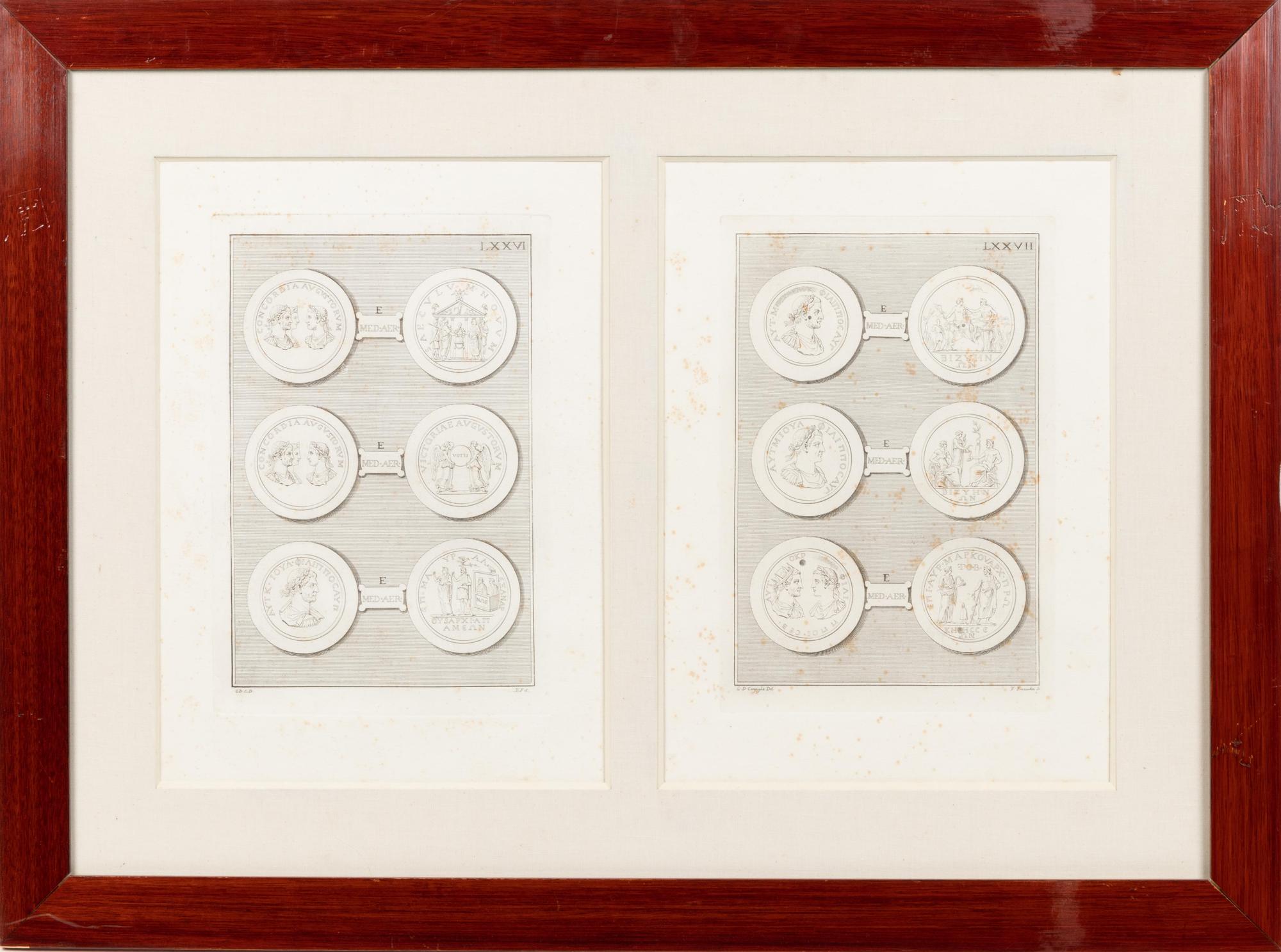 A Set of Eight Engravings
