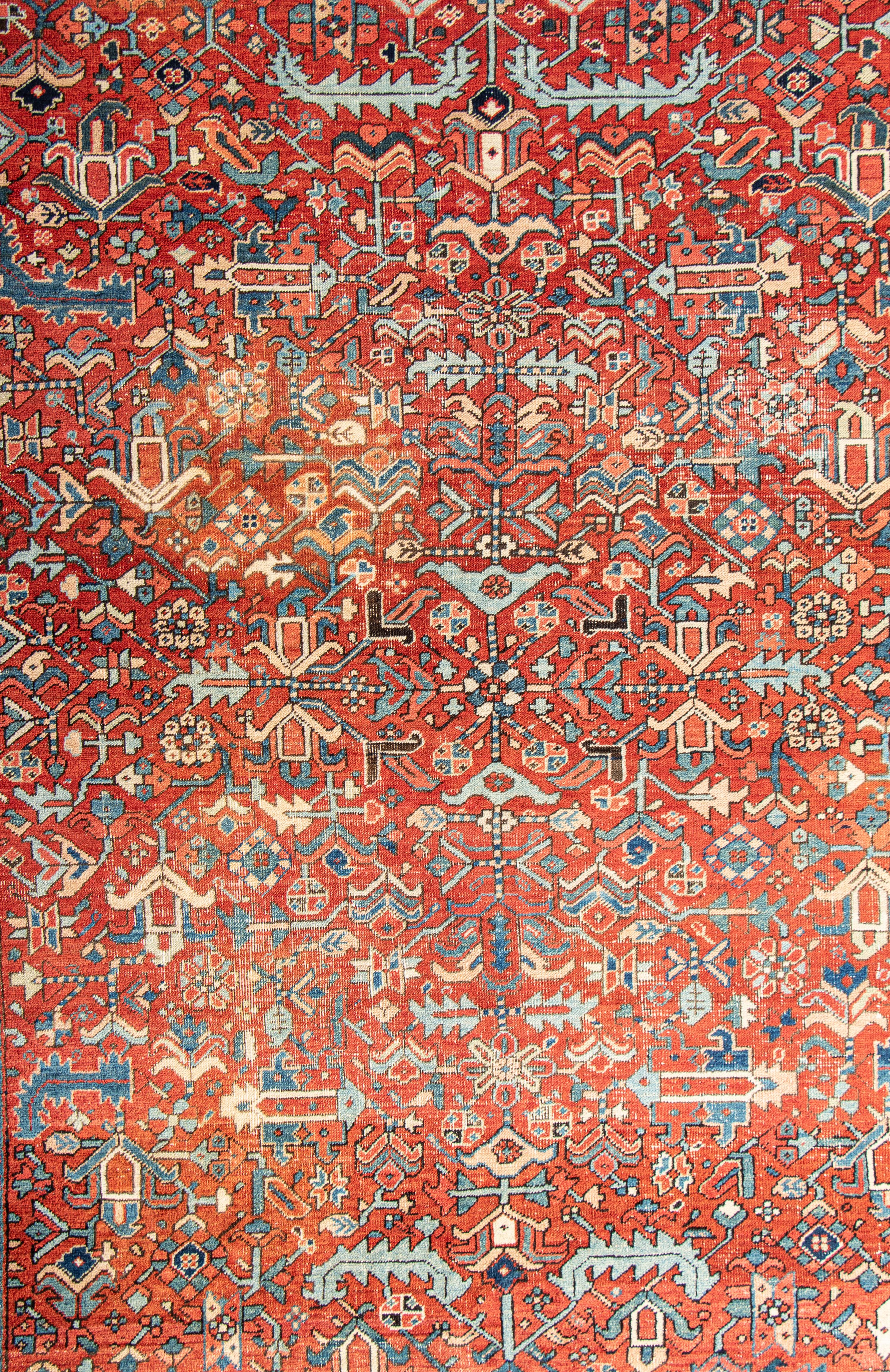A Heriz Wool Rug