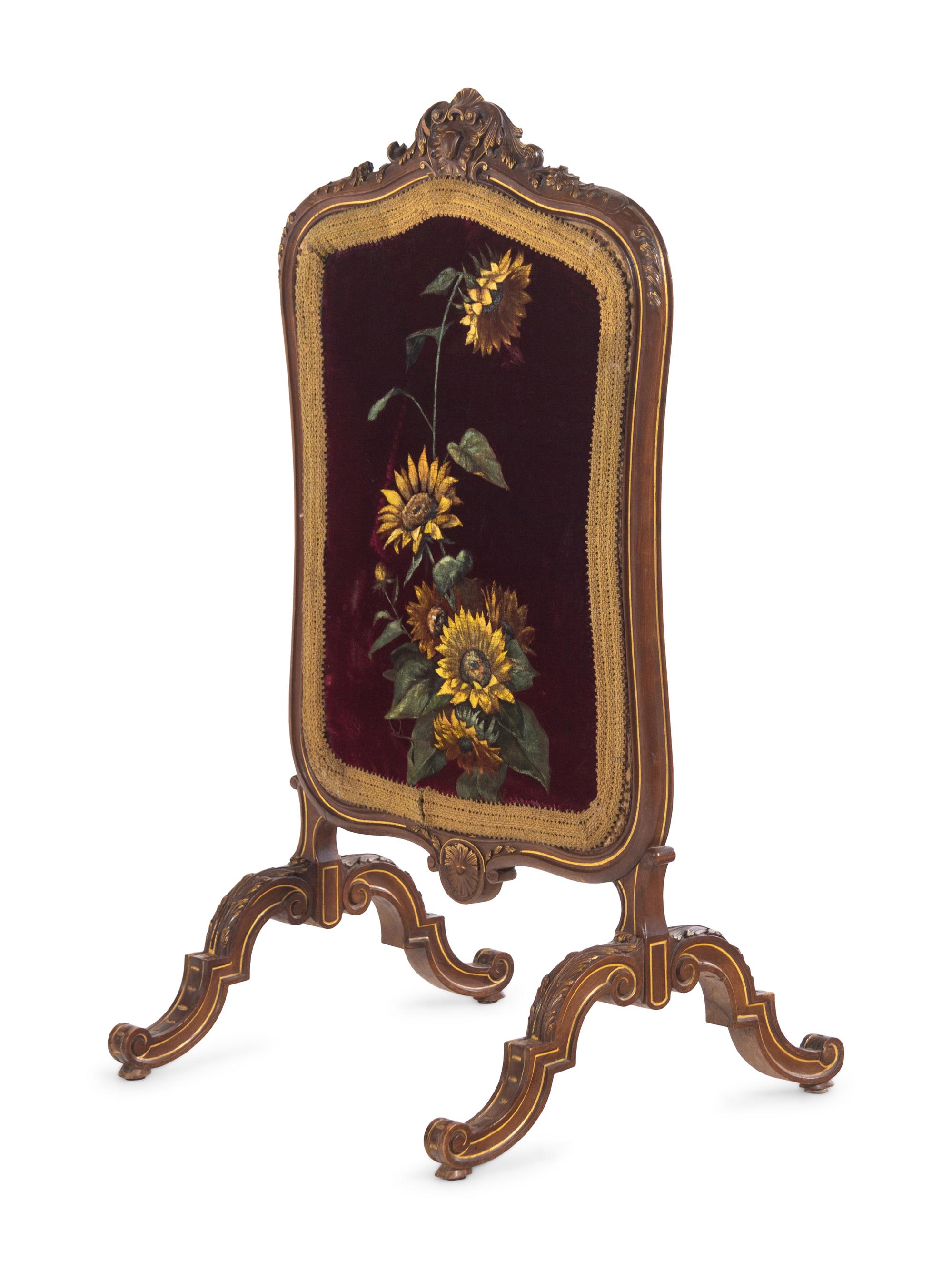 An Italian Louis XV Style Carved and Parcel Gilt Walnut Parlor Suite