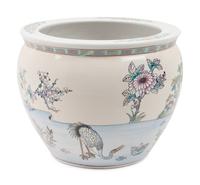 A Chinese Export Porcelain Jardinière
