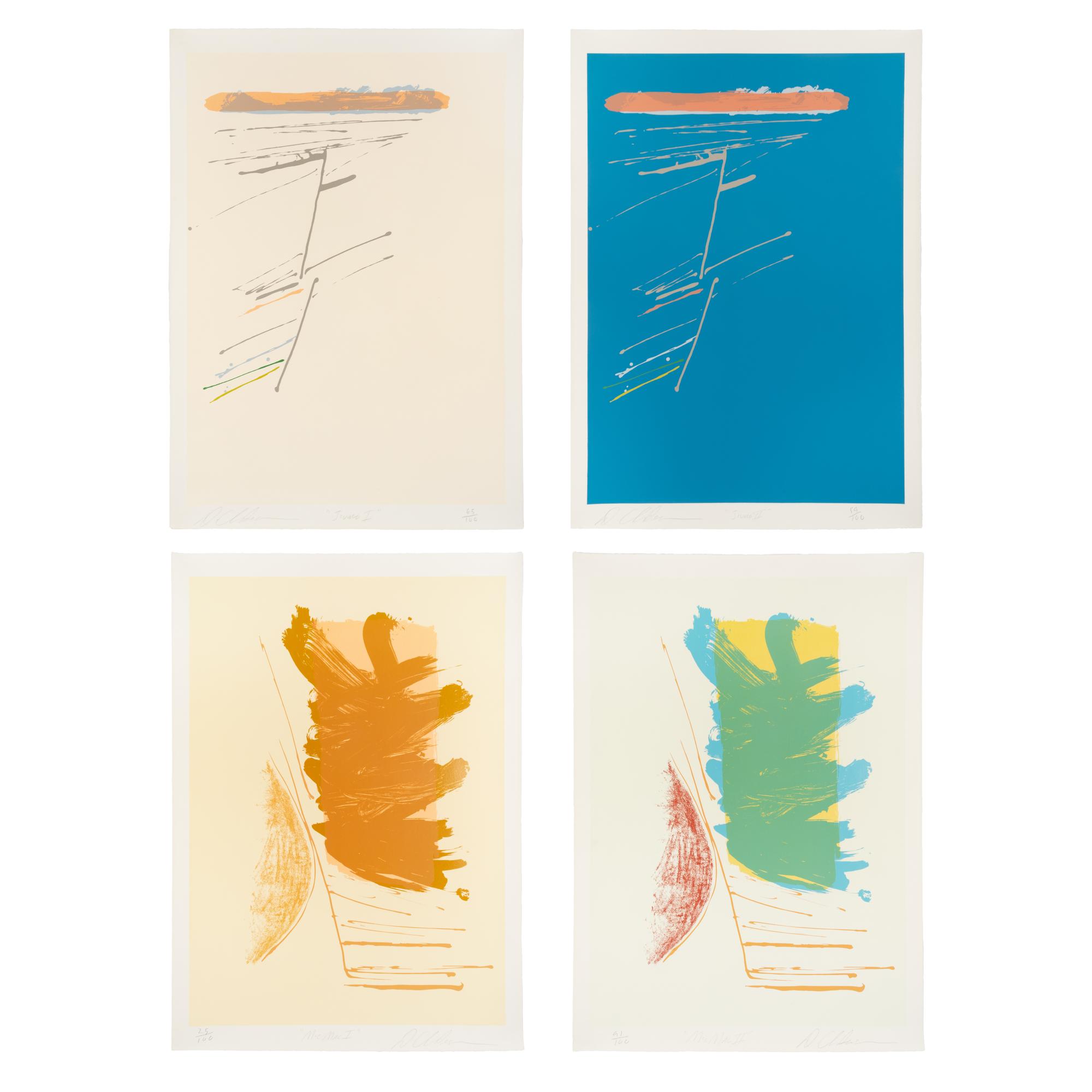 Jivaro I, Jivaro II, MicMac I, and MicMac II (four works)