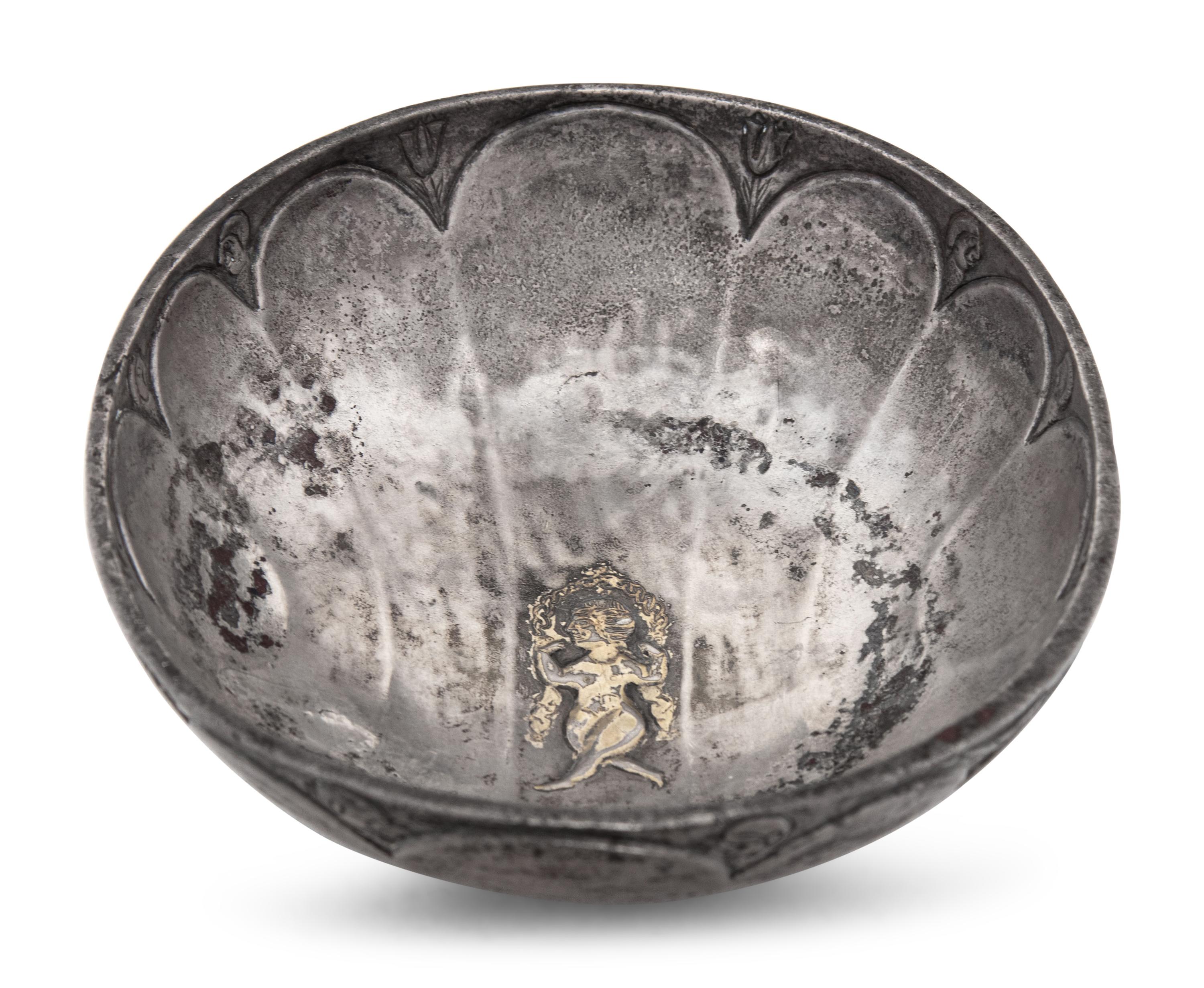 A Sasanian Silver-Gilt Lobed Bowl