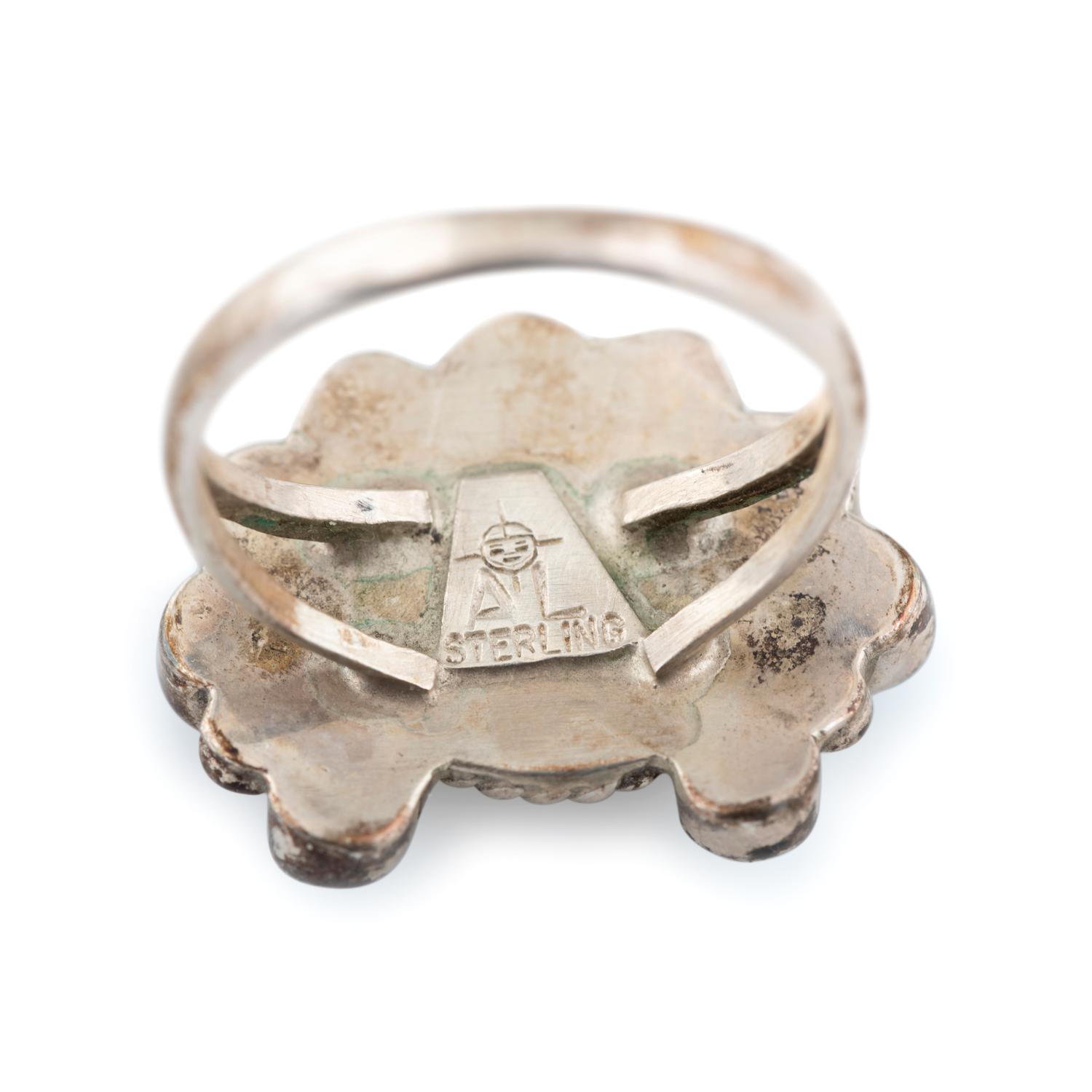 Zuni Silver and Mosaic Inlay Sunface Jewelry