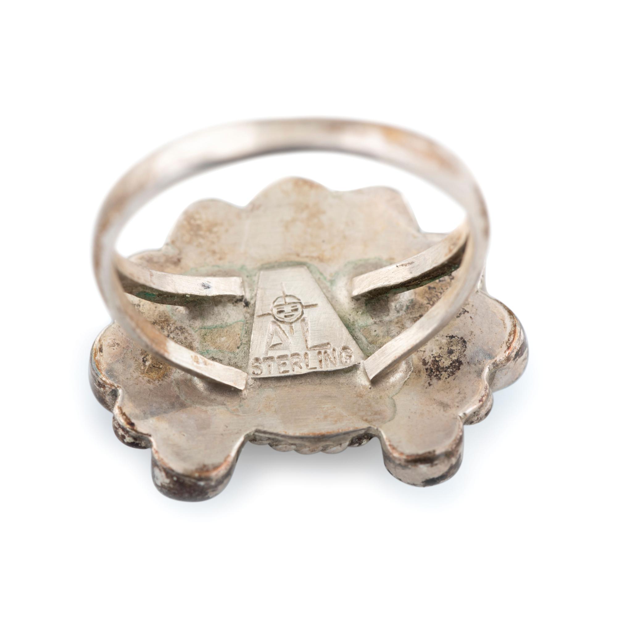 Zuni Silver and Mosaic Inlay Sunface Jewelry