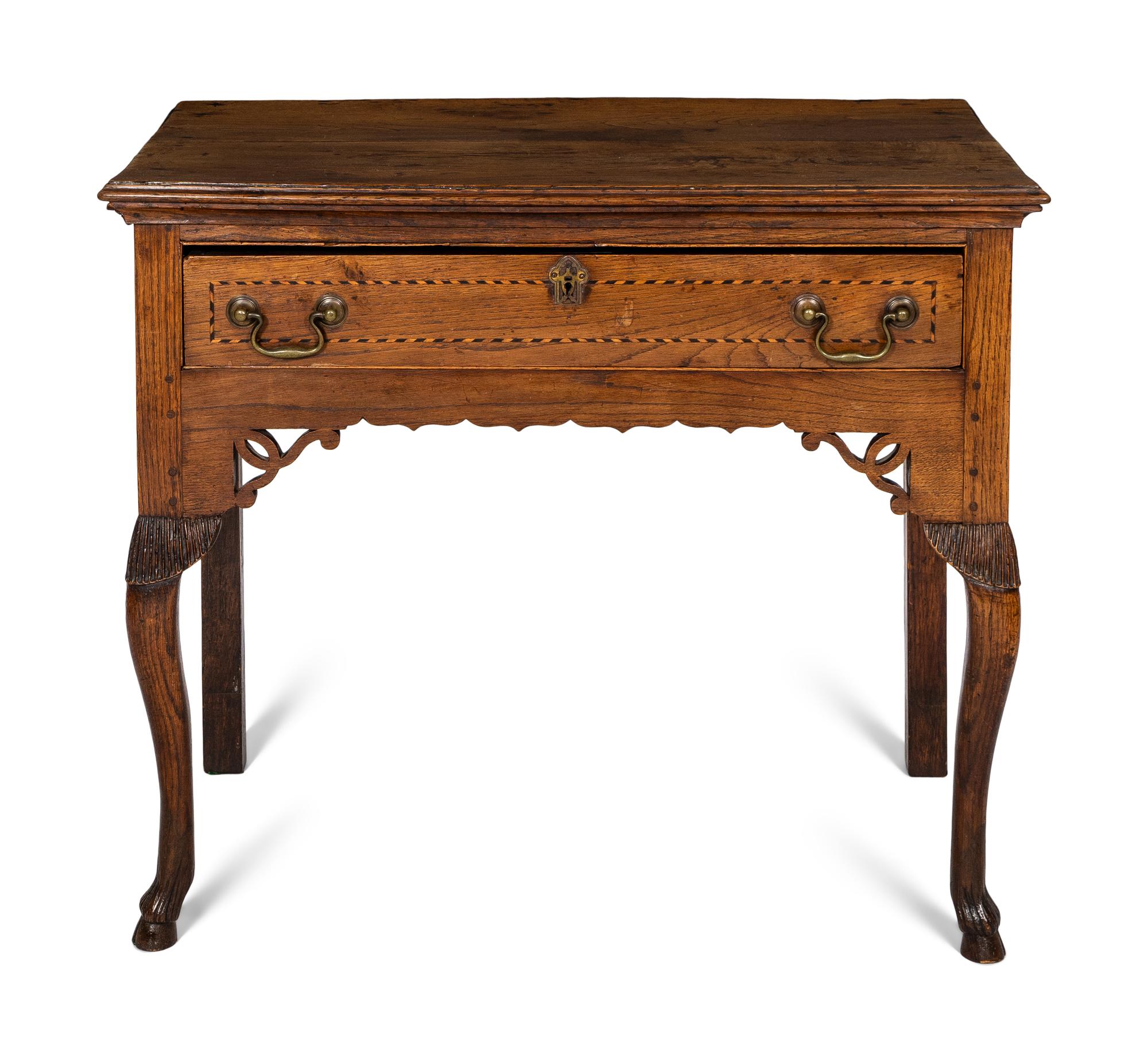 A George III Style Oak Side Table