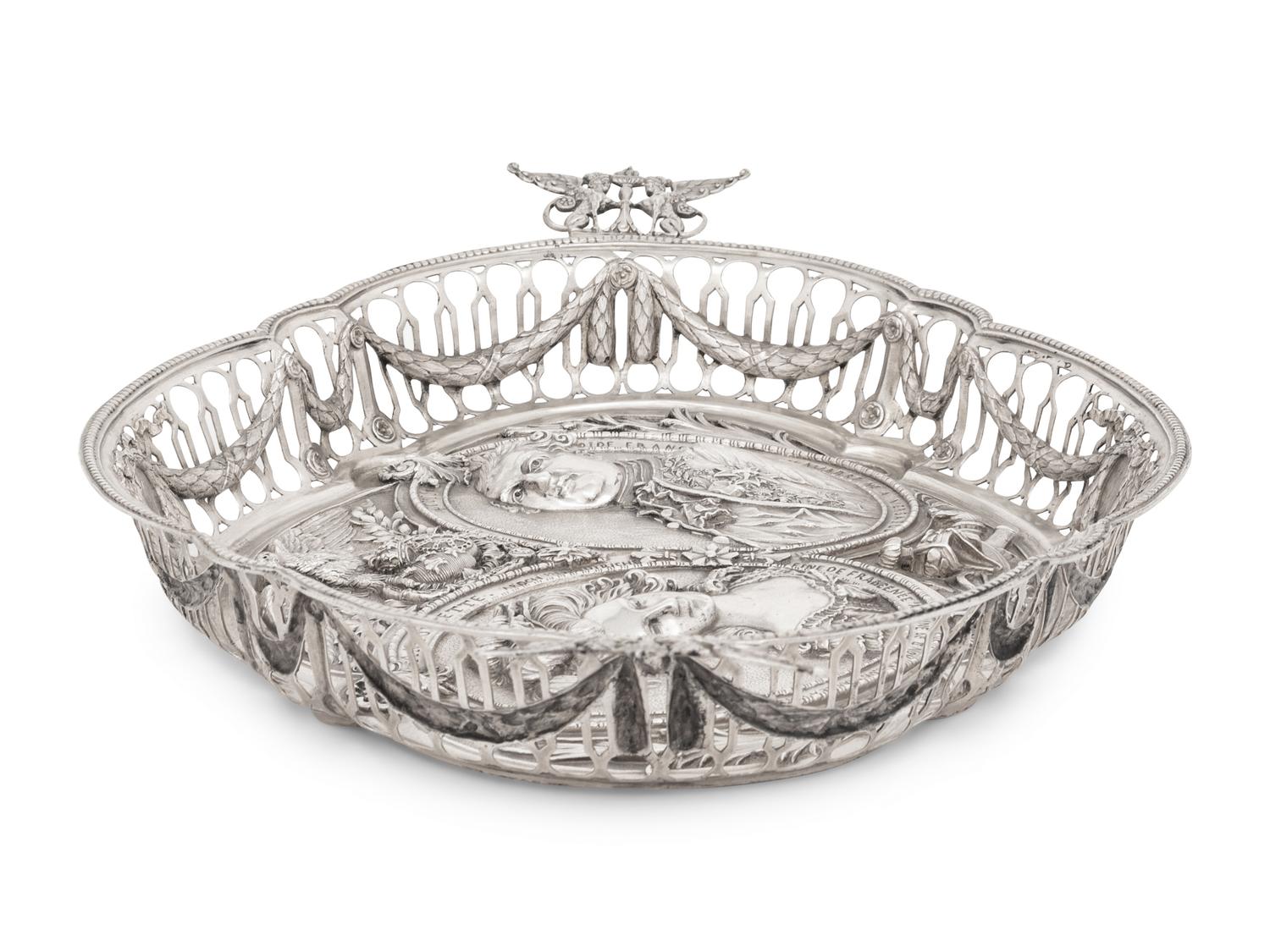 A German Reticulated Silver Bowl