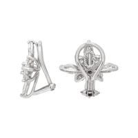 KWIAT, PLATINUM AND DIAMOND CLIP EARRINGS