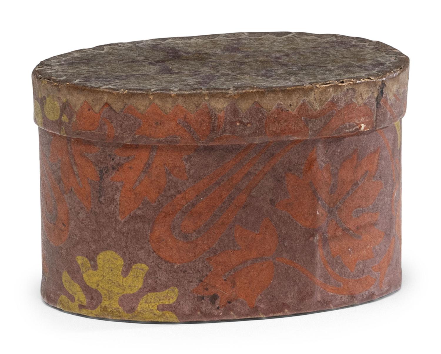 A Miniature Wallpaper Hat Box