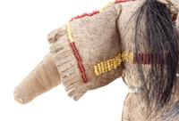 Plains Beaded Hide Dolls