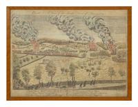 A Set of Four American Colored Prints