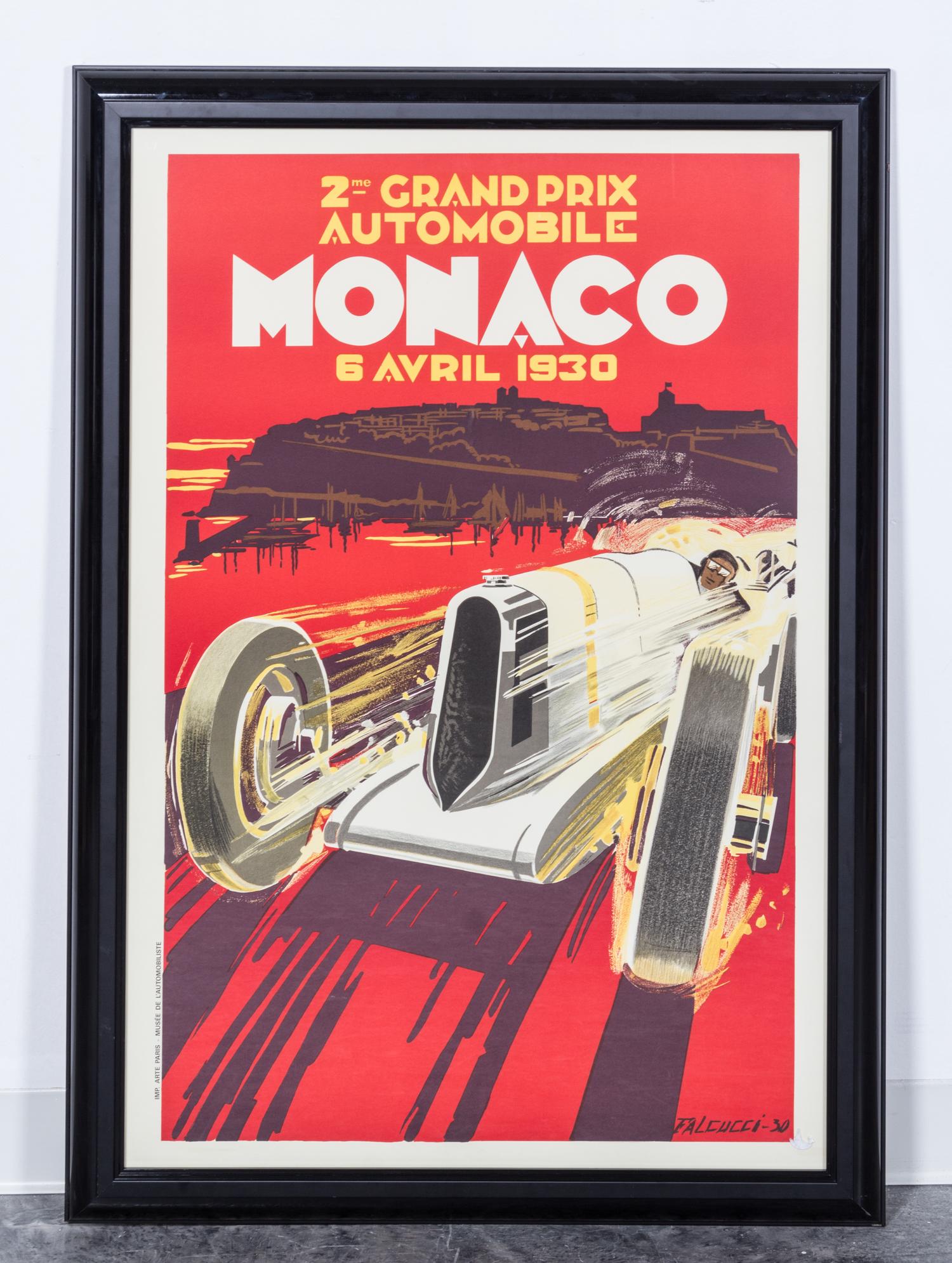 Robert Falcucci & George Ham, (French, 20th century), Monaco Grand Prix (a group of seven posters)