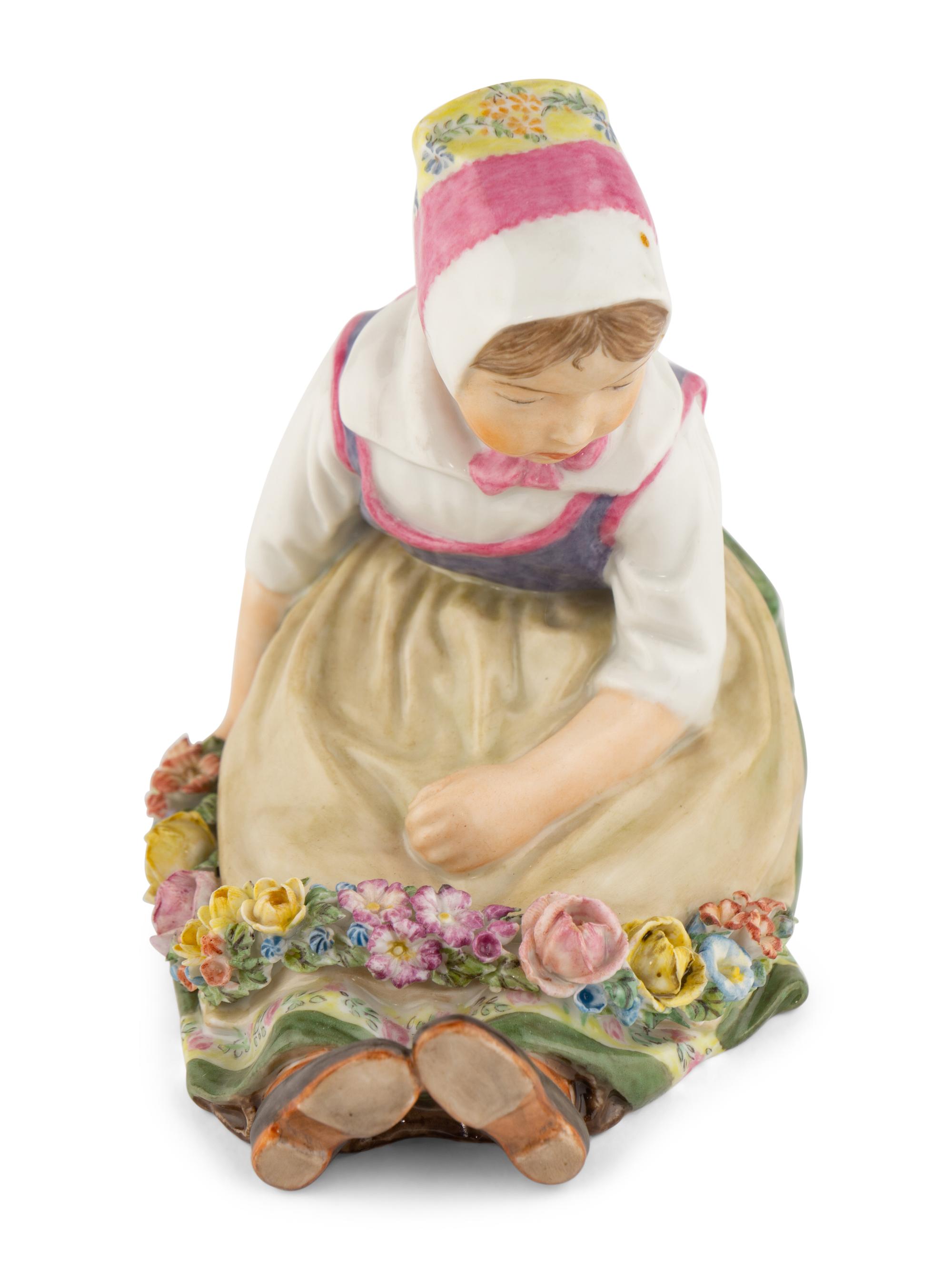 Eight Carl-Martin Hansen Royal Copenhagen Porcelain Figures of Children