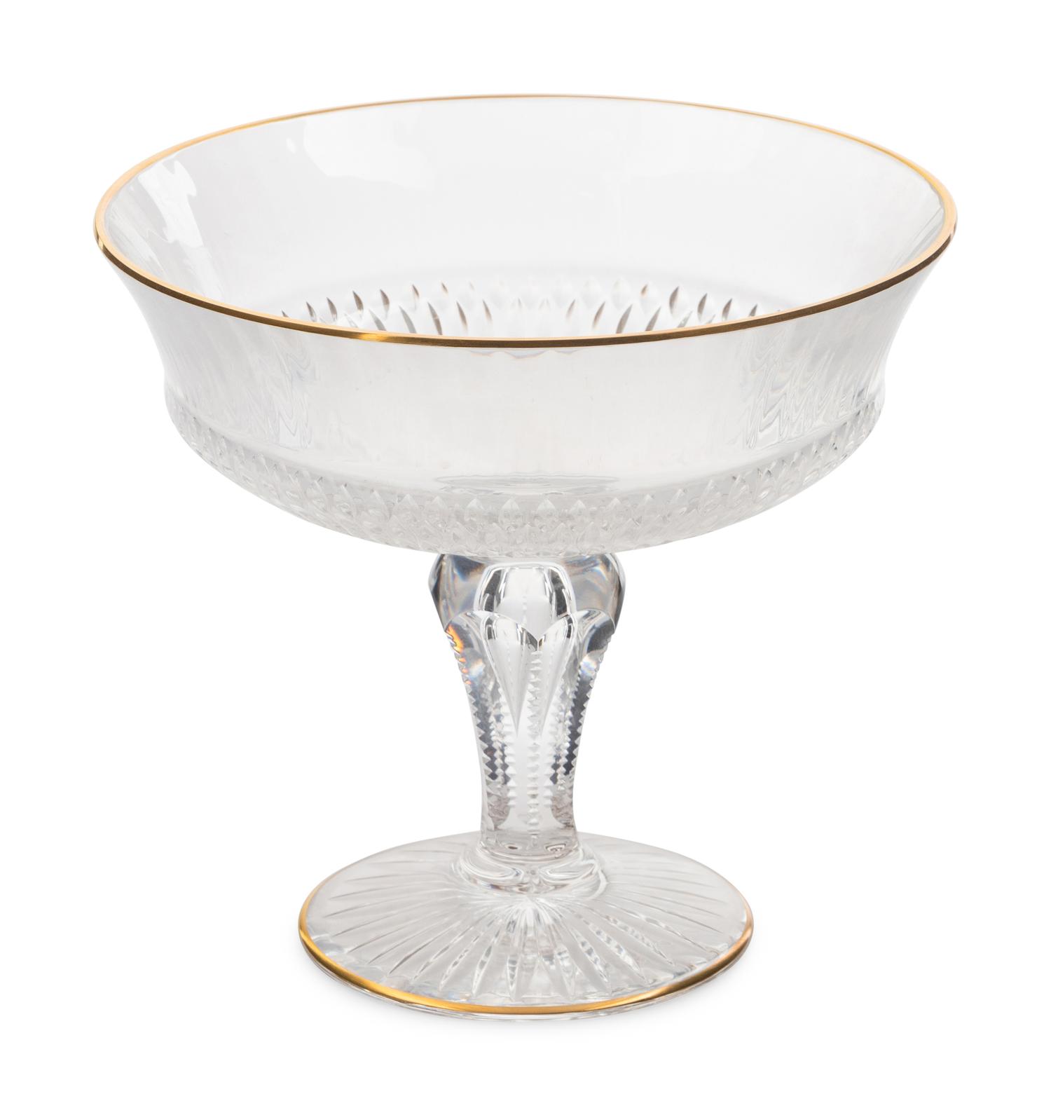 A Saint-Louis Cut Glass Compote