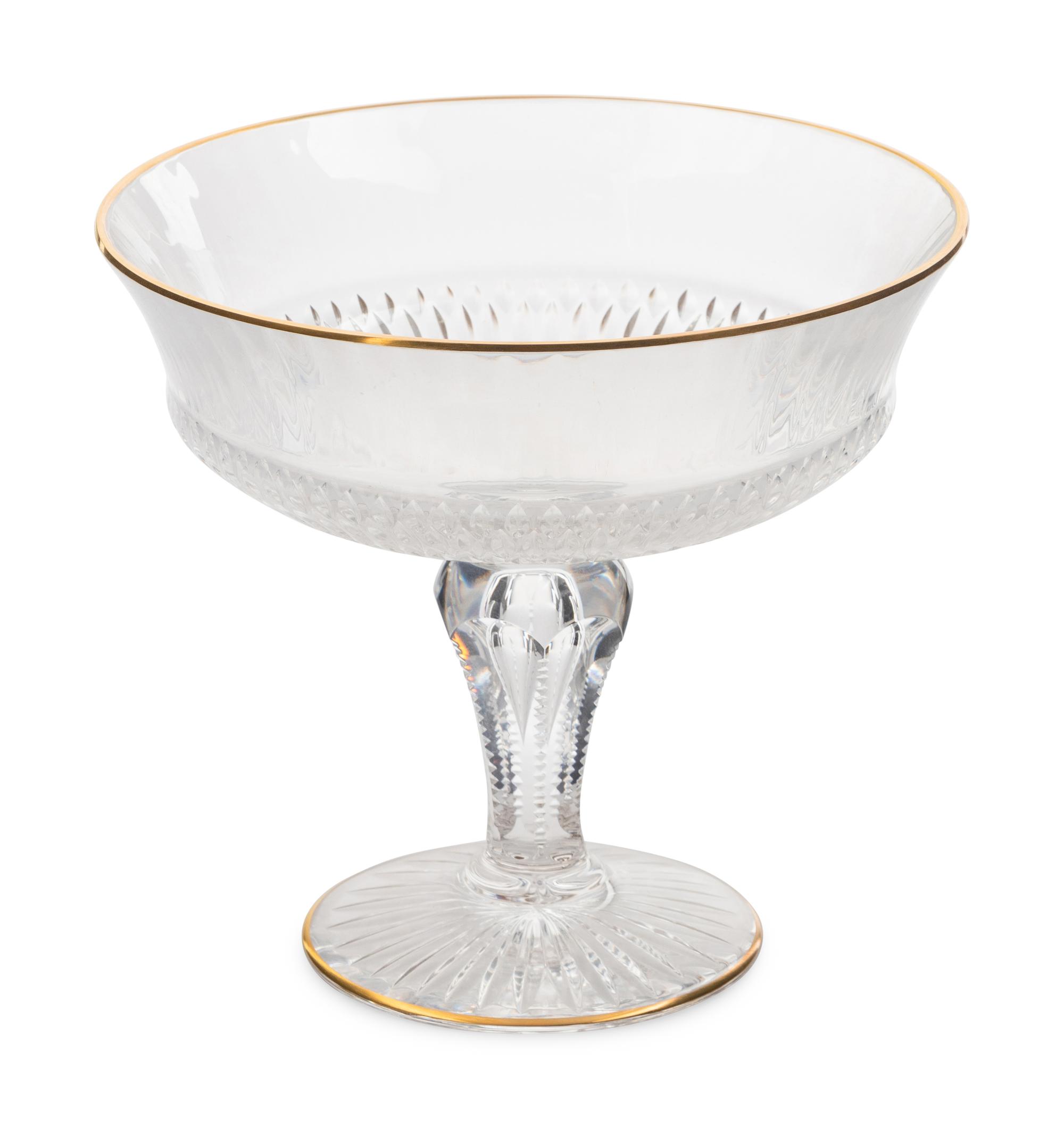 A Saint-Louis Cut Glass Compote