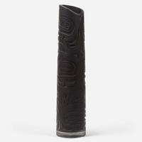 Preston Singletary (American, b. 1963) "Black Eagle" Totem Vase, USA, 2009