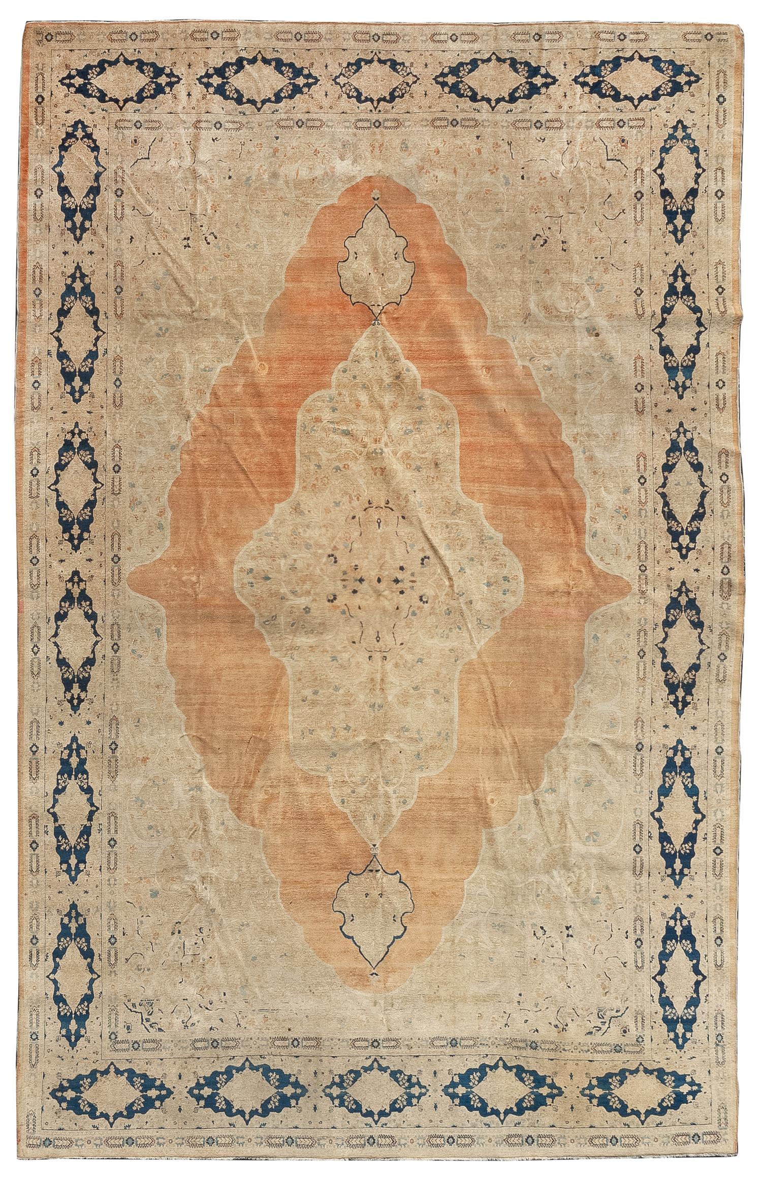 A Tabriz Wool Rug 16 feet 2 inches x 10 feet 9 inches. — CIRCA 1880s