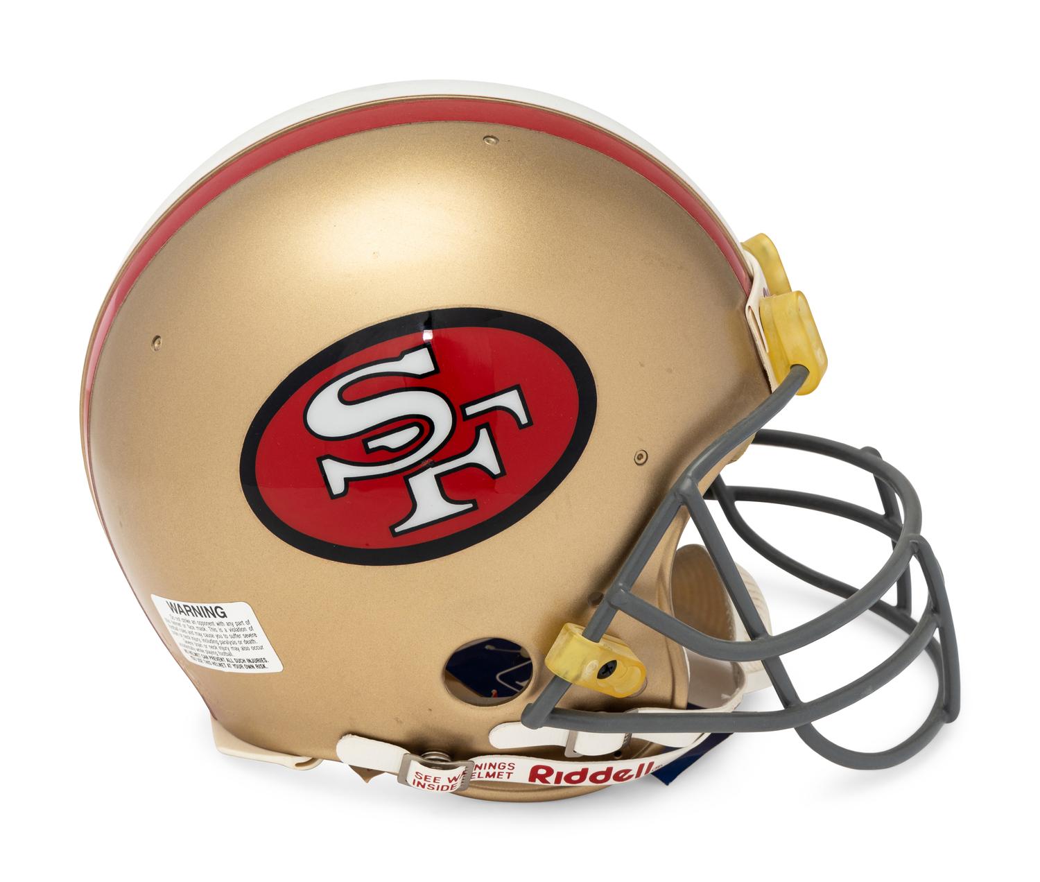 A Joe Montana Signed Autograph San Francisco 49ers Football Helmet (Beckett Authentication Services BAS Certified),