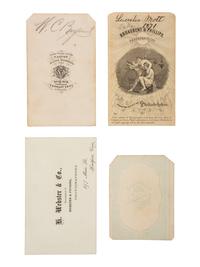 [ABOLITION & WOMEN'S RIGHTS]. 4 CDVs featuring subjects related to the cause of abolitionism.