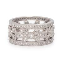 Diamond and Platinum Ring