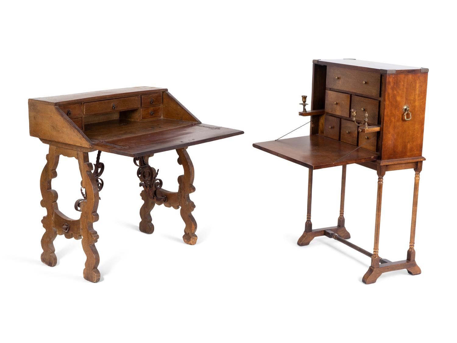 Two Spanish Colonial Style Desks — 20TH CENTURY