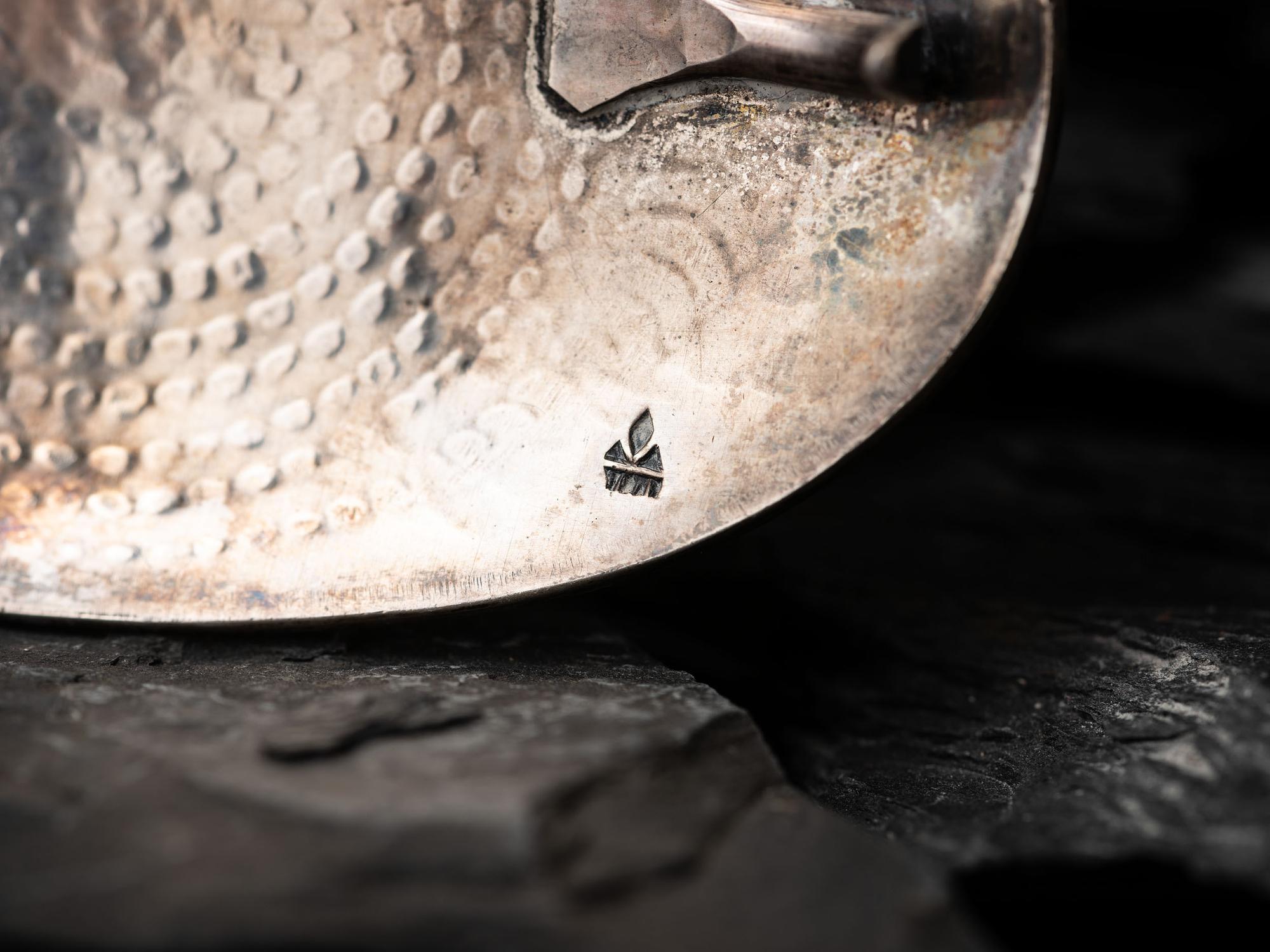Silver Man-in-the-Maze Belt Buckle