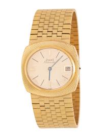 PIAGET, 18K YELLOW GOLD 'HOBNAIL' WATCH