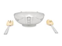 A Tiffany and Co. Silver Three-Piece Salad Set