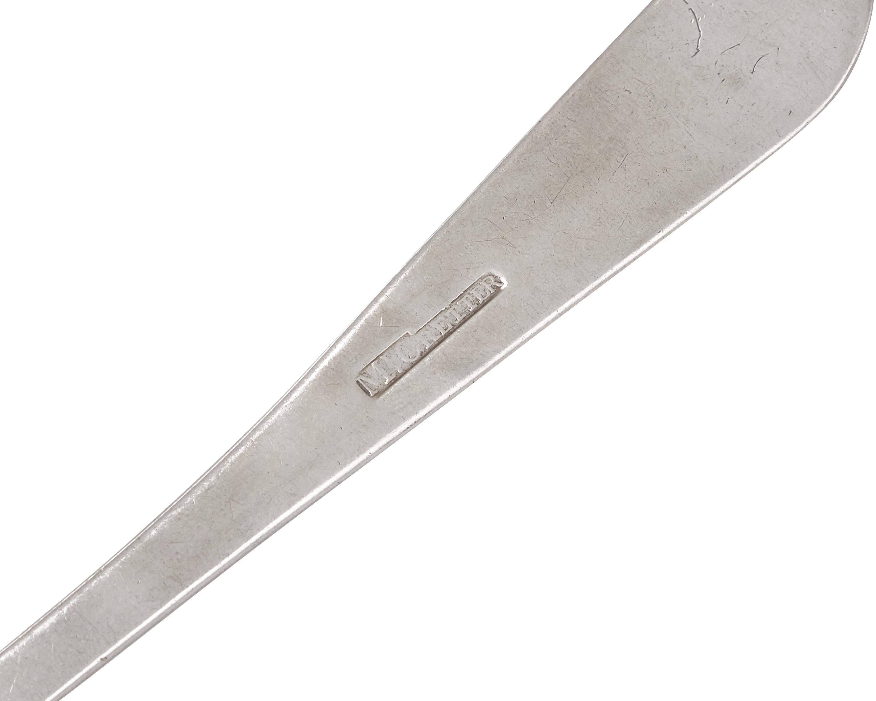 A Group Of Five Federal Silver Spoons
