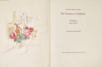 [LIMITED EDITIONS CLUB]. RILKE, Rainer Maria (1875-1926). The Sonnets to Orpheus. New York: The Limited Editions Club, [1997].
