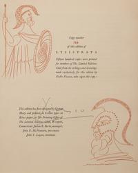 Le festin (The Banquet) from Lysistrata (with colophon)