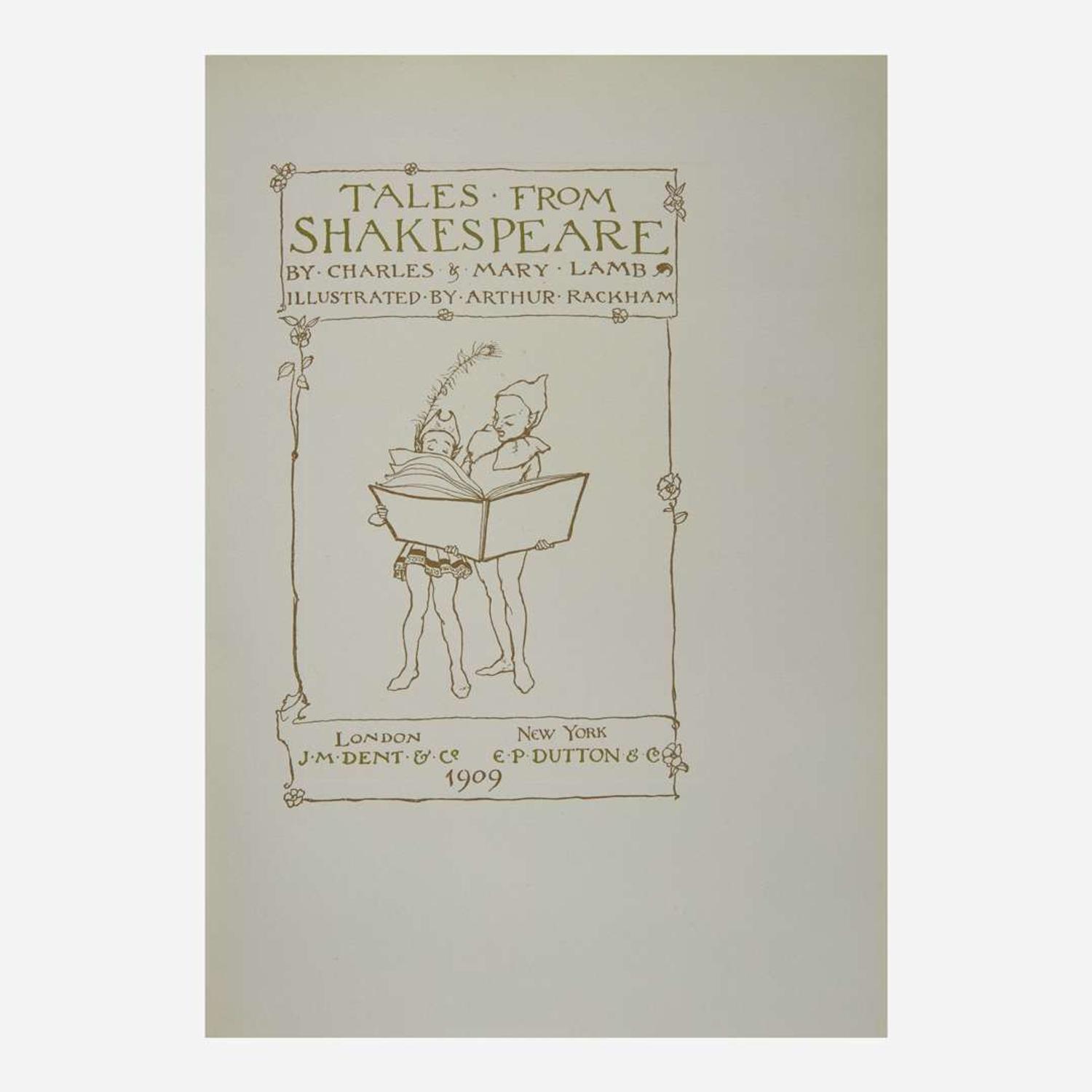 [Children's & Illustrated] [Rackham, Arthur] [Shakespeare, William] Lamb, Charles and Mary Tales from Shakespeare