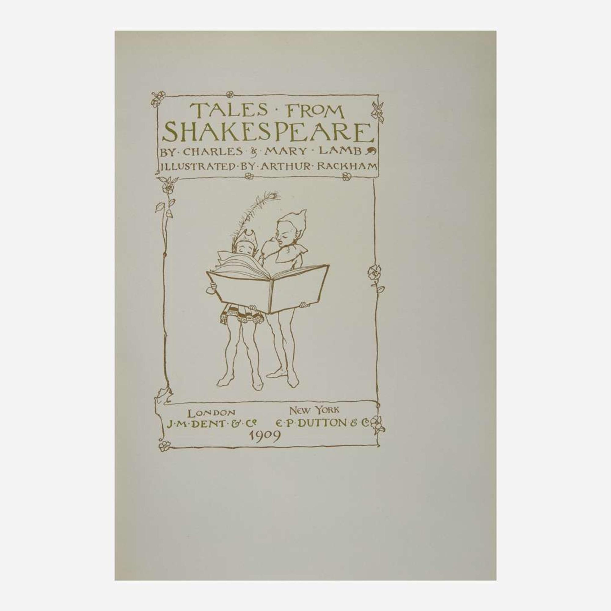 [Children's & Illustrated] [Rackham, Arthur] [Shakespeare, William] Lamb, Charles and Mary Tales from Shakespeare