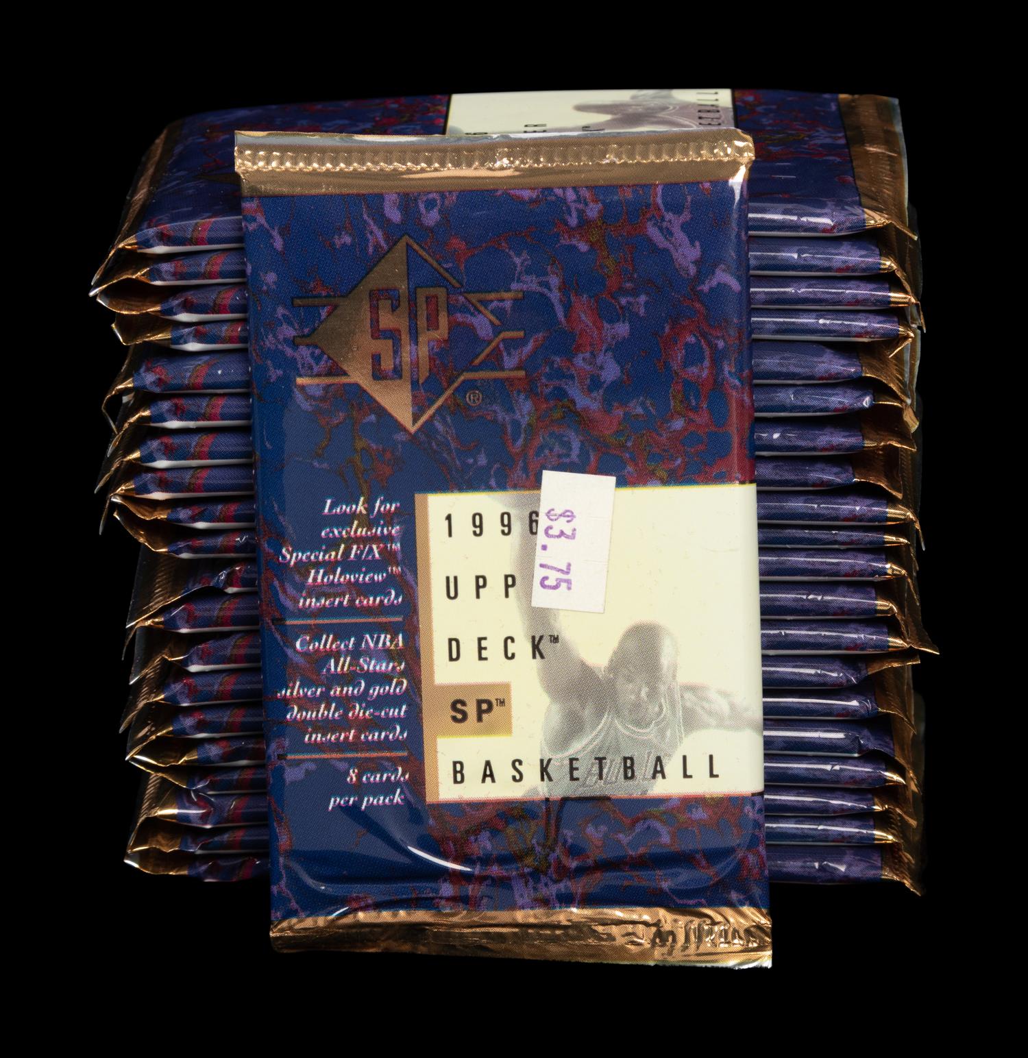 A Group of 21 Packs of 1996 Upper Deck SP Basketball Cards
