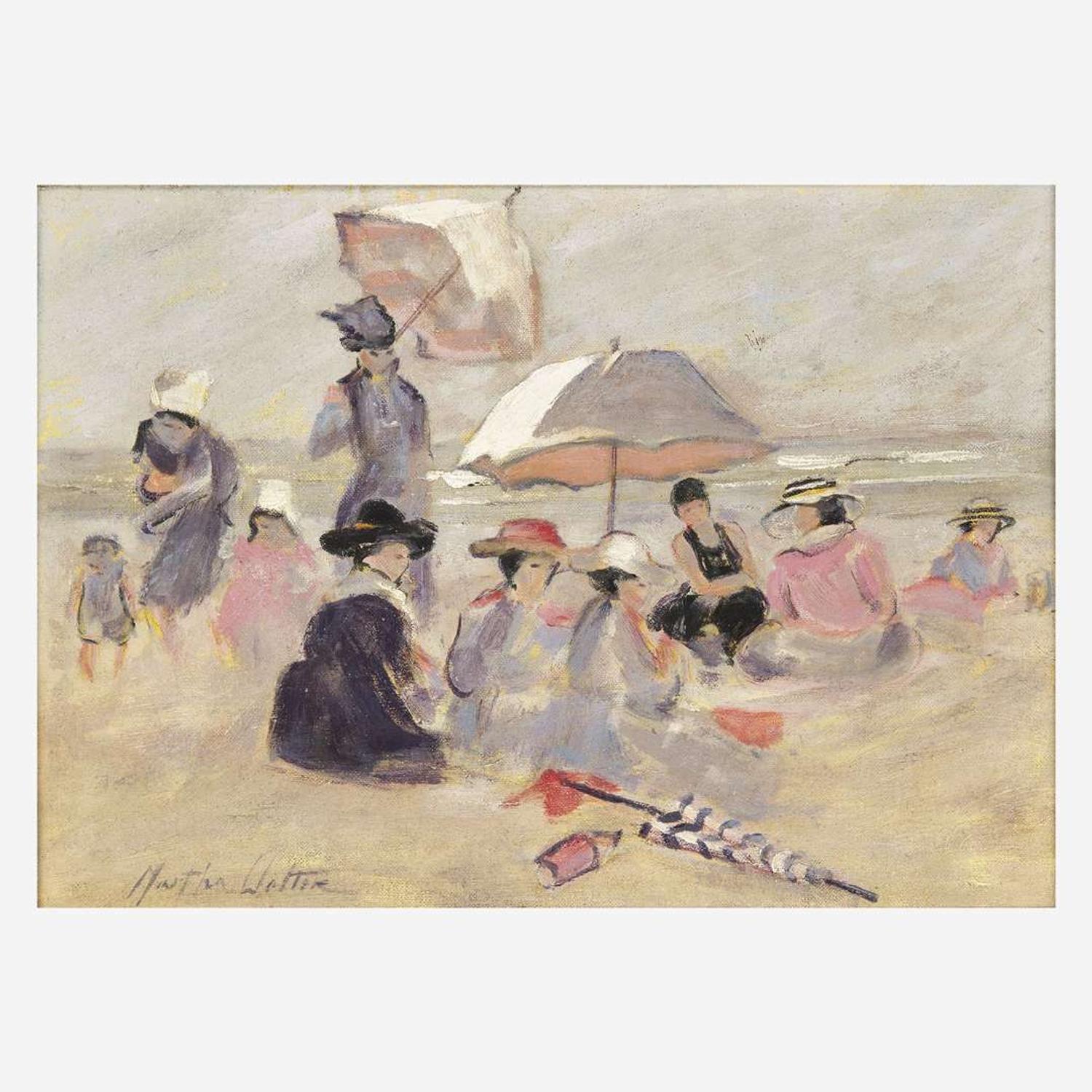 Martha Walter (American, 1875–1976) Beach Scene