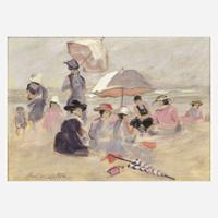 Martha Walter (American, 1875–1976) Beach Scene