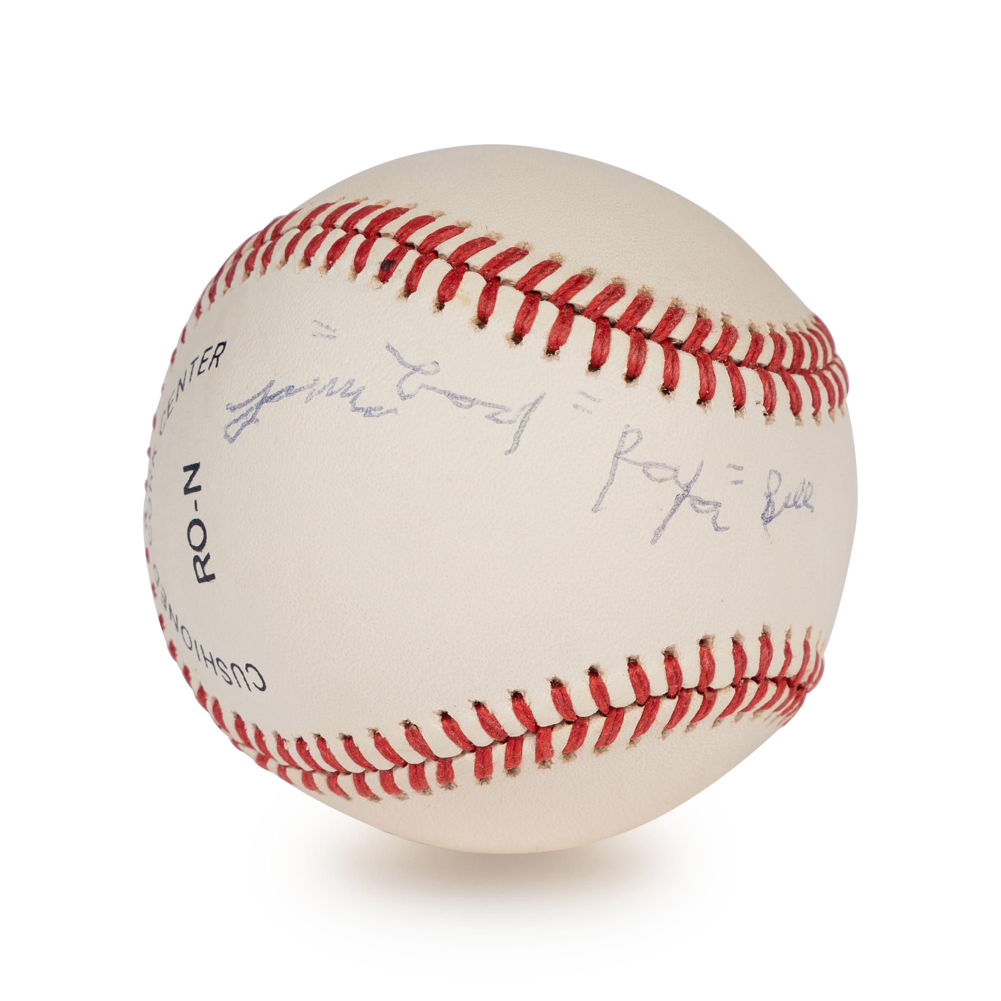 A James Cool Papa Bell Single Signed Autograph Baseball (Beckett Authentication Services Certified),