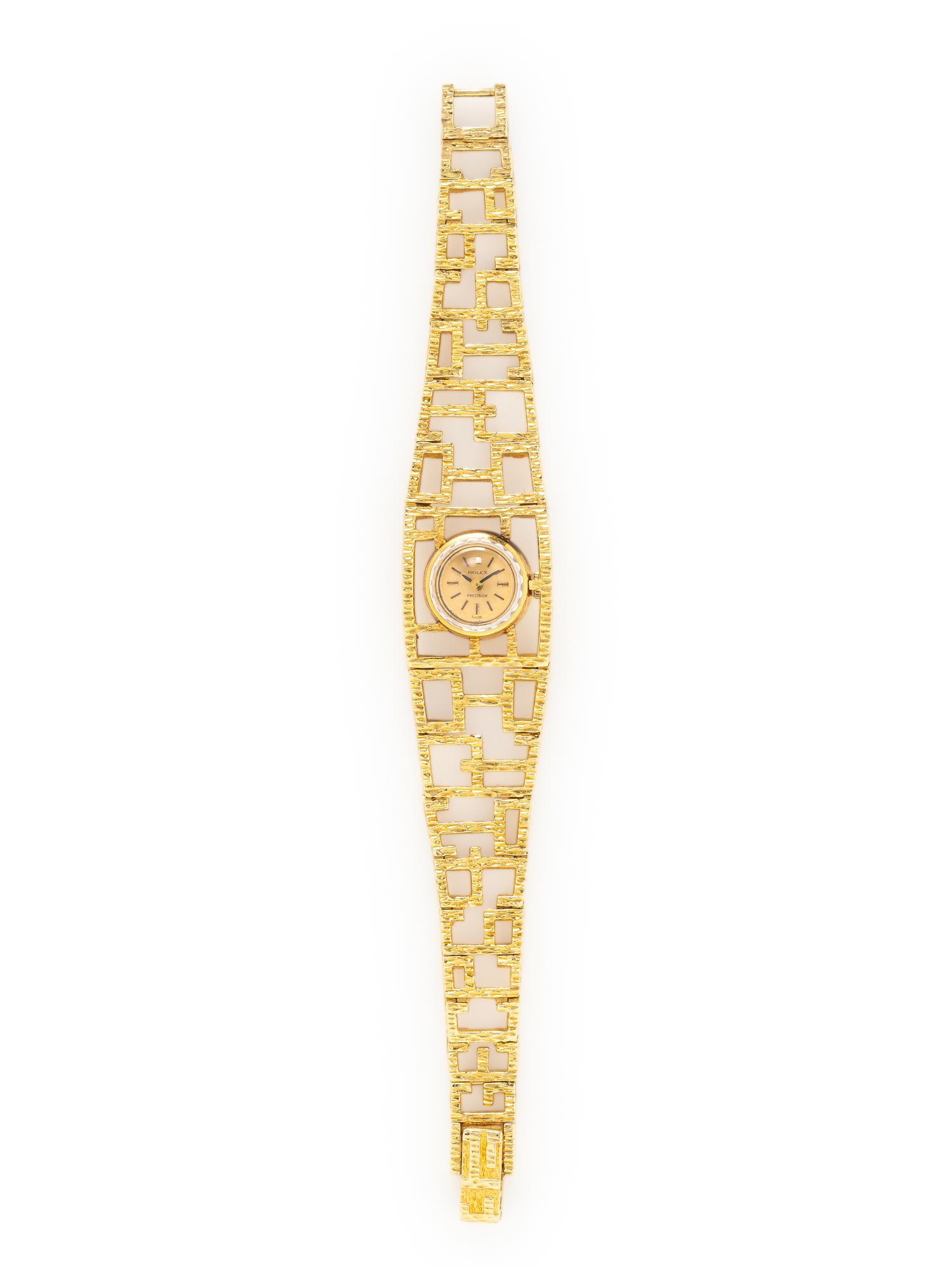 ROLEX, REF. 2131 YELLOW GOLD 'PRECISION' WATCH