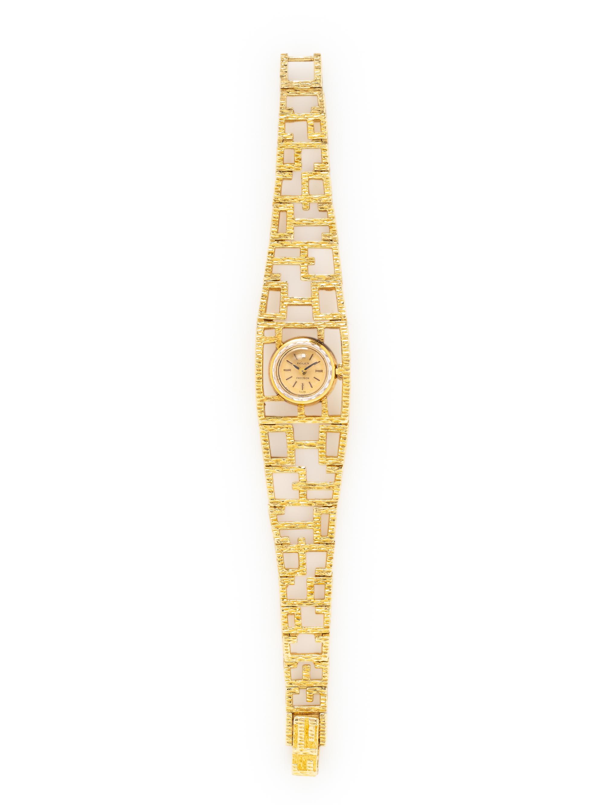 ROLEX, REF. 2131 YELLOW GOLD 'PRECISION' WATCH