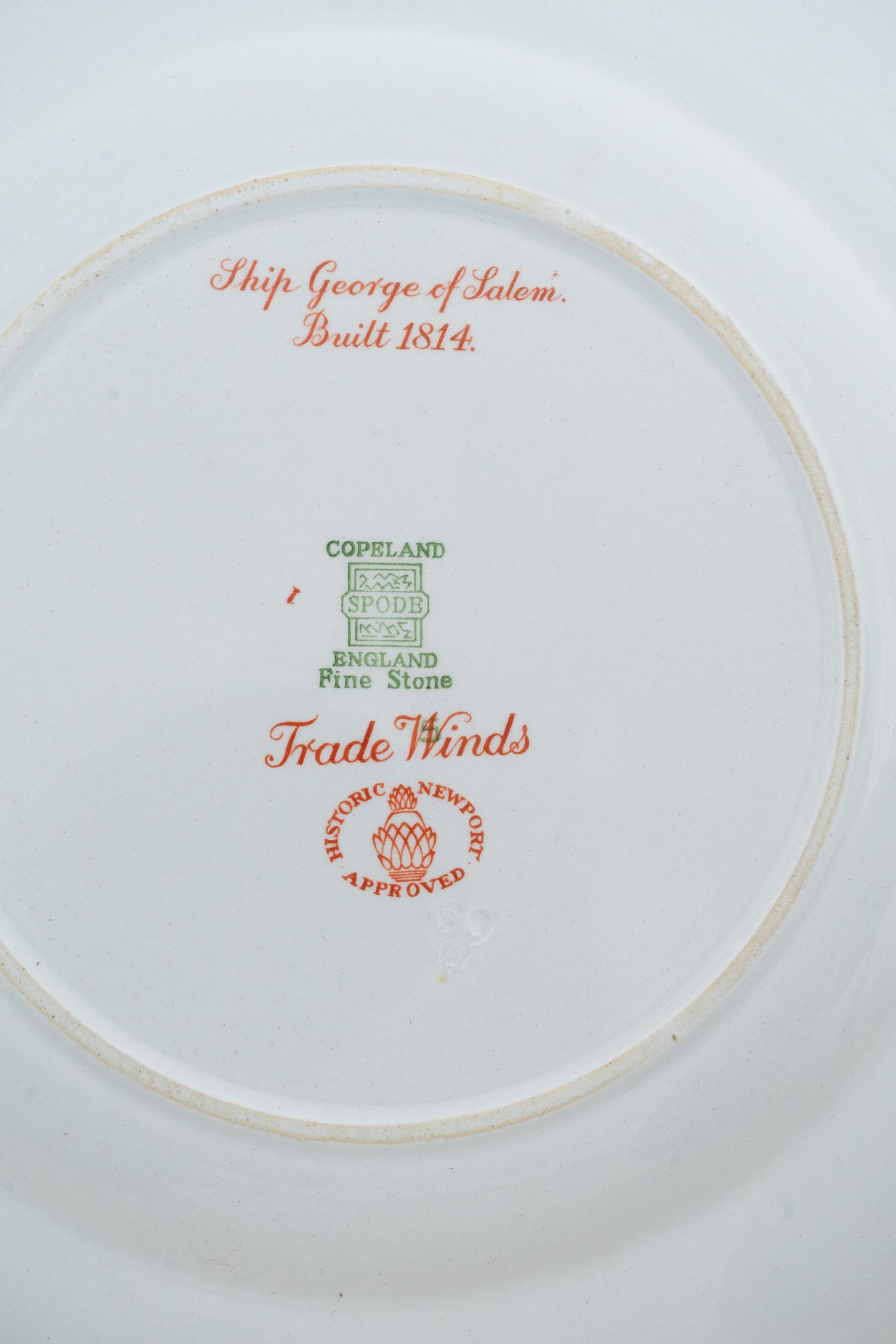 A Spode Stoneware Dinner Service