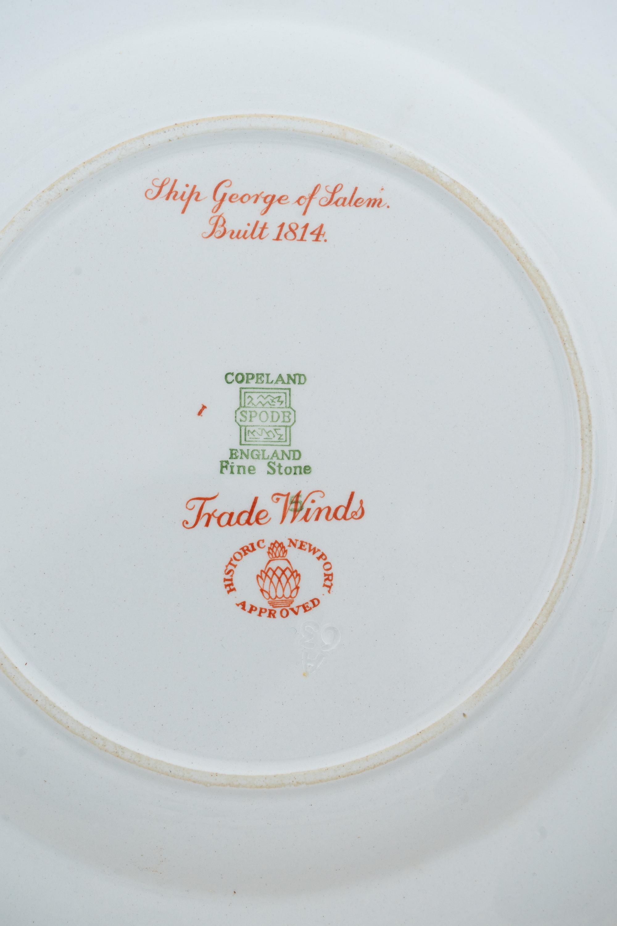 A Spode Stoneware Dinner Service