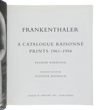 [FRANKENTHALLER, Helen (1928-2011)]. HARRISON, Pegram. Frankenthaler: A Catalogue Raisonné, Prints 1961-1994 . New York: Harry N. Abrams, Inc., 1996.