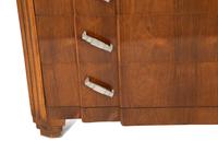 A Belgian Art Deco Rosewood Chest of Drawers