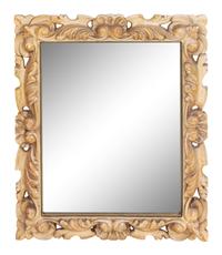 A Carved Wood Mirror
