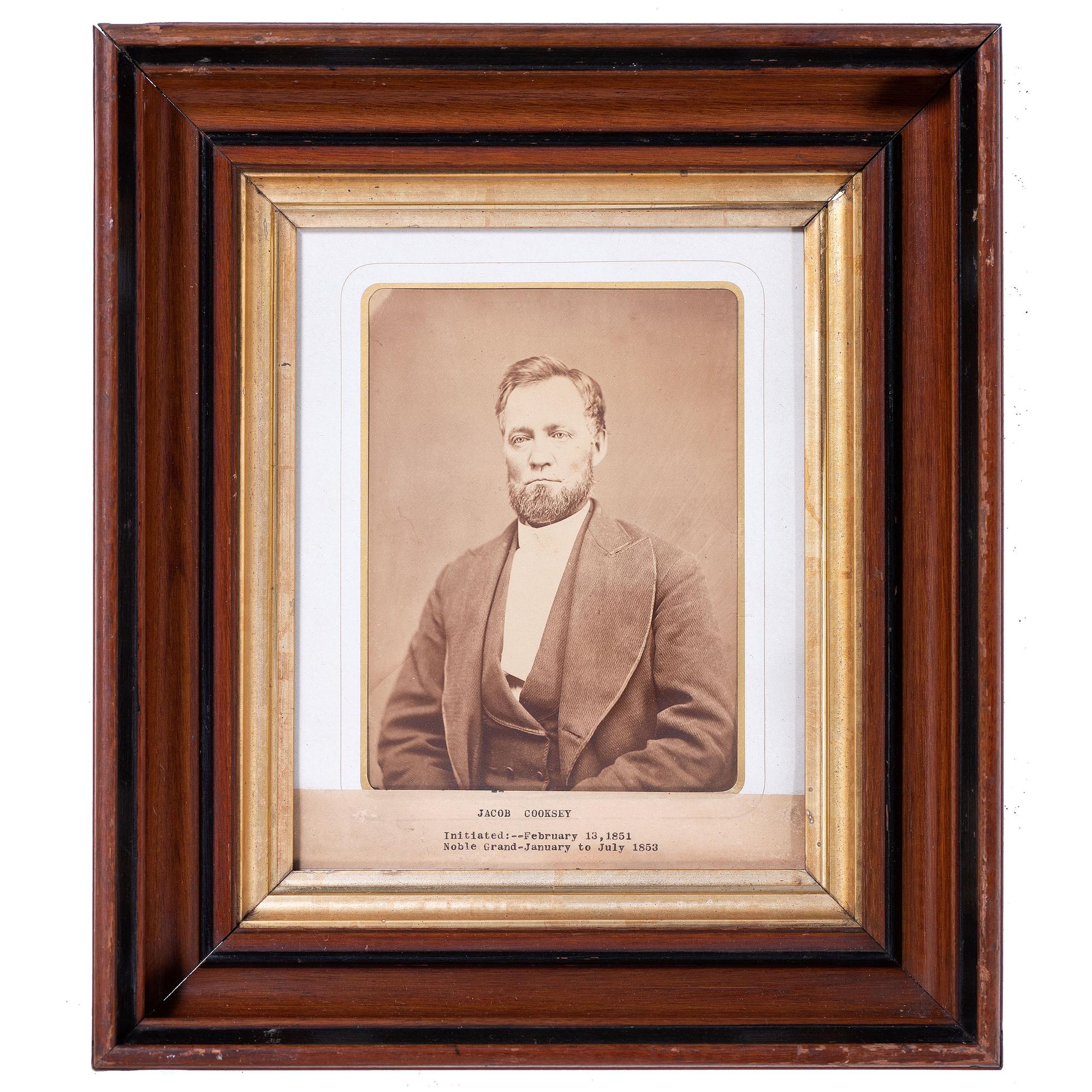 [EARLY PHOTOGRAPHY - PORTRAITURE]. A group of 11 framed portraits featuring male and female subjects highlighted by full plate tintype by Jacobs of New Orleans, including: