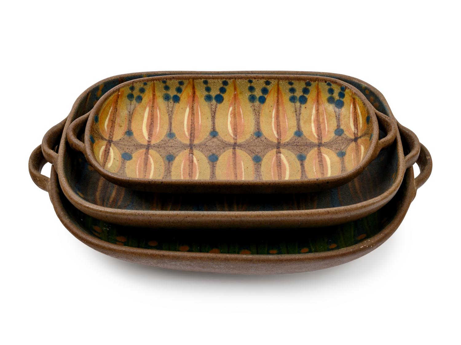 Three Serving Trays, Ovnfast, Denmark