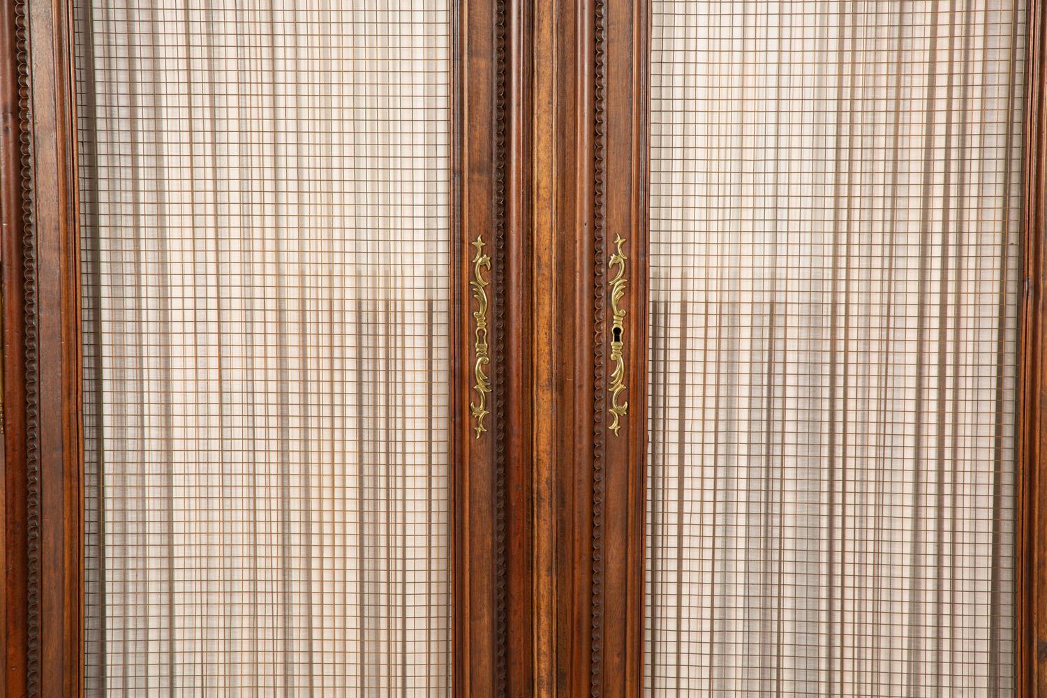 A Louis XV Provincial Style Mahogany Armoire
