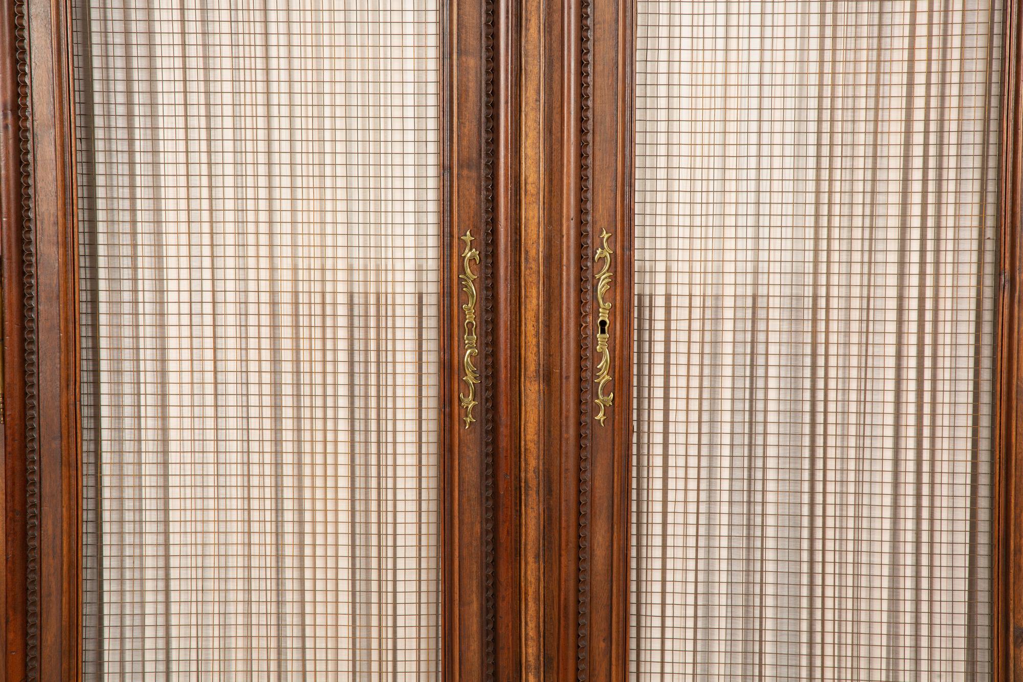 A Louis XV Provincial Style Mahogany Armoire