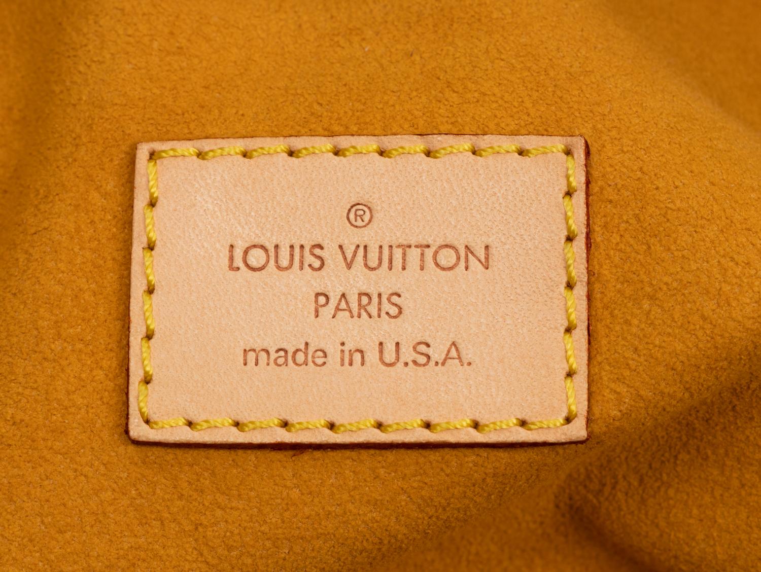 Louis Vuitton Monogram Blue Denim Neo Cabby MM Handbag, 2007