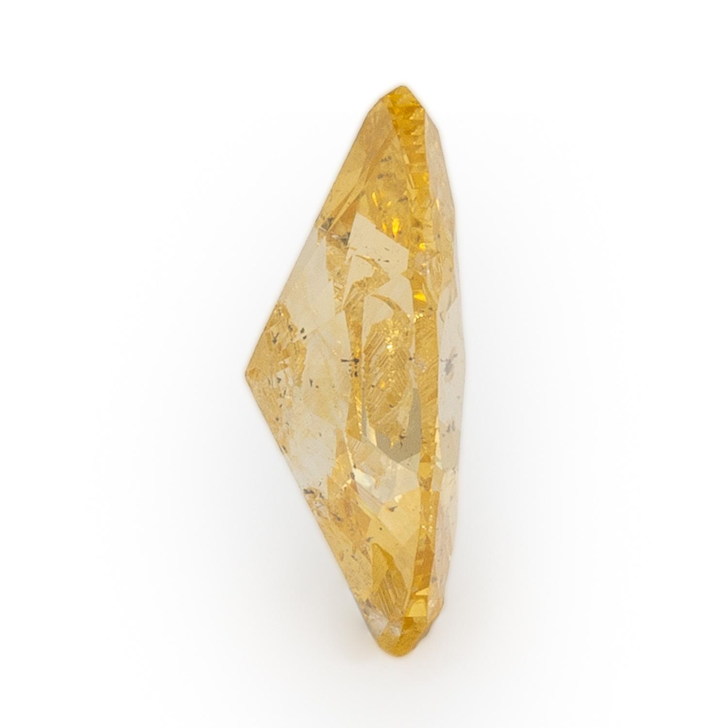 An Unmounted Fancy Intense Orange-Yellow Diamond